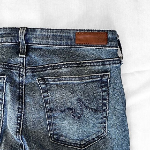 AG Adriano Goldschmied The Zip-Up Legging Skinny Ankle Mid Wash Jeans Sz 26 R - Picture 7 of 8